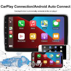 2+64Go 10.1 Android 12 Autoradio de voiture Double DIN tactile rotatif avec GPS Carplay