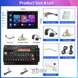 2g+32gb Android 11 Double Din 7/9/ 10.1 Voiture Stereo Apple Carplay Radio Gps Navi