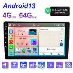 4+64G 8Core Android 13 Double 2Din 9 Car Stereo Radio GPS Navi CarPlay DSP WIFI  <br/>  <br/> 
 Translation: Autoradio de voiture 4+64G 8 cœurs Android 13 Double 2Din 9 Radio stéréo GPS Navi CarPlay DSP WIFI