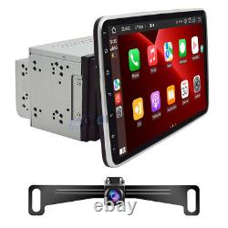 4+64Go Android 13 Autoradio stéréo de voiture à écran tactile rotatif Radio GPS Double 2DIN Caméra