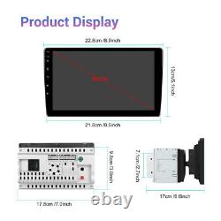 4+64Go Android 13 Autoradio stéréo de voiture à écran tactile rotatif Radio GPS Double 2DIN Caméra