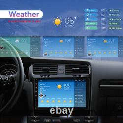 4+64Go Android 13 Autoradio stéréo de voiture à écran tactile rotatif Radio GPS Double 2DIN Caméra