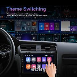 4+64Go Android 13 Autoradio stéréo de voiture à écran tactile rotatif Radio GPS Double 2DIN Caméra