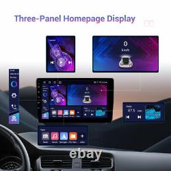 4+64Go Android 13 Autoradio stéréo de voiture à écran tactile rotatif Radio GPS Double 2DIN Caméra