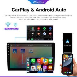 6G+128G Android 13 Double 2 Din CarPlay Autoradio Stéréo de Voiture 9 GPS Navi DSP IPS RDS