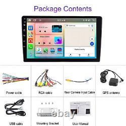 6G+128G Android 13 Double 2 Din CarPlay Autoradio Stéréo de Voiture 9 GPS Navi DSP IPS RDS