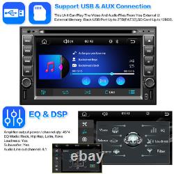 6.2 Double DIN Autoradio DVD stéréo CD avec CarPlay GPS Bluetooth AM/FM