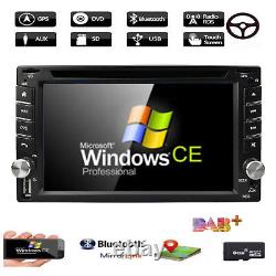 6.2 Navigation GPS avec carte Bluetooth Radio lecteur DVD stéréo de voiture Double DIN BT