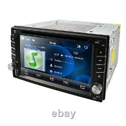 6.2 Navigation Gps Avec Carte Bluetooth Radio Double Din Voiture Stéréo Lecteur DVD Bt