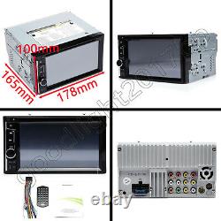 6.2 Voiture Stereo Bluetooth Radio Double 2din Lecteur Dvd+camera Mirrorlink Pour Gps