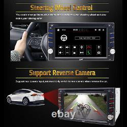 6.2double 2din Voiture Stereo Lecteur DVD Gps Navigation Bluetooth + Carte Caméra De Sauvegarde