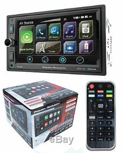 6.5 Bluetooth Radio Am / Fm Mp3 Usb Apple Car Double Play Din LCD Écran Tactile