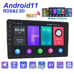 7 9 10.1 Android 11 Voiture Radio Stereo Gps Navi Bt Quad Core Mp5 Double 2 Din