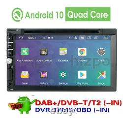 7'' Android 10.0 Wifi Double 2din Car Radio Stereo Gps Navi CD DVD Player Swc