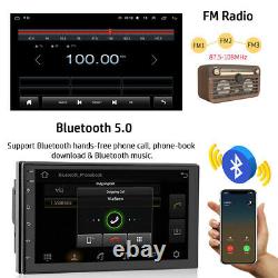 7 Android 10.1 Double 2din Voiture Stéréo Apple Carplay Auto Radio Gps Navi Wifi