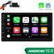 7 Android 10 Apple Carplay Voiture Stereo Radio Gps Wifi Double Caméra 2din+back Up