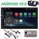 7 Android 10 Voiture Radio Stereo Mp5 Lecteur Gps Navi Double 2din Wifi 2gb+ Caméra