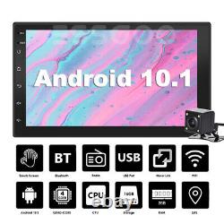 7 Android 10 Voiture Stéréo Gps Navigation Radio Player Double Din Wifi Usb Camera
