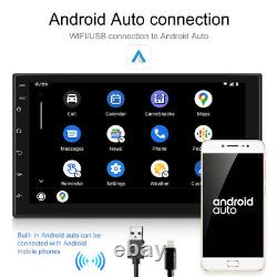 7 Android 11 Double 2din Voiture Stereo Radio Apple Carplay Auto Gps Navi Wifi +cam