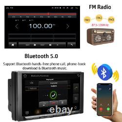 7 Android 12 Sans Fil Apple Carplay Car Stereo Radio Gps Wifi Double 2din Unit
