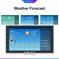 7 Android 13.0 Double 2 Din Autoradio Stéréo de Voiture Carplay 4G+64G GPS DSP + Caméra