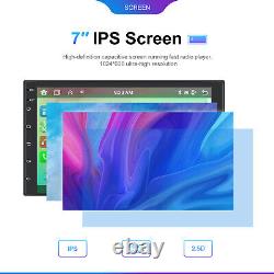 7 Android 13.0 Double 2 Din Autoradio Stéréo de Voiture Carplay 4G+64G GPS DSP + Caméra