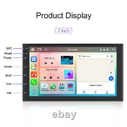 7 Android 13.0 Double 2 Din Autoradio Stéréo de Voiture Carplay 4G+64G GPS DSP + Caméra