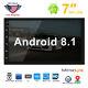 7 Android 8.1 Voiture Double Din Stereo Gps Navigation Wifi Bluetooth Radio Lecteur