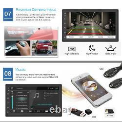 7 Android 9.1 Voiture Stereo Gps Navigation Radio Lecteur Double Din Wifi Caméra Usb