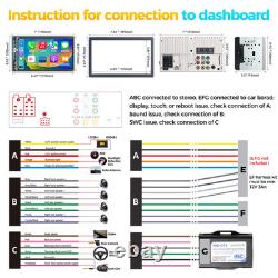 7 Autoradios Double Din sans Fil avec Écran Apple Carplay pour Audio de Voiture