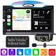 7 Double 2din Voiture Stereo Apple Carplay Android Auto Radio Lecteur Dvd Usb+camera