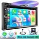 7 Double Autoradio 2din Lecteur Dvd Bluetooth Apple Carplay Gps Auto + Cam