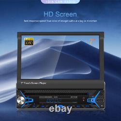7'' HD Simple 1 Din Autoradio DVD Écran Tactile MP5 Lecteur avec Carplay Filaire