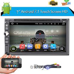 7 Pouces Android 7.1 Wifi Double 2din Car Radio Stéréo DVD 4g Lecteur Caméra Gps +