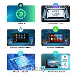 7 Pouces Double 2 Din Android 10 8 Core Car Stereo Radio Gps Carplay Dsp Bluetooth