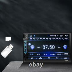 7 Radio de voiture Apple/Andriod Carplay BT Autoradio Écran tactile double 2Din