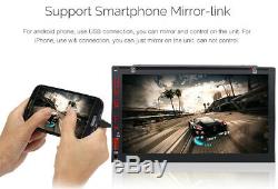 7 Smart Android 6.0 4g Wifi Double 2din Autoradio Stéréo Lecteur DVD Caméra Gps