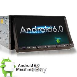 7 Smart Android 6.0 4g Wifi Double 2din Autoradio Stéréo Lecteur DVD Gps + Caméra