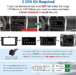 7 Stéréo de voiture Double Din sans fil Carplay sans fil Android Auto Audio de voiture Sauvegarde
