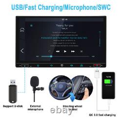 7 Voiture Stereo Radio Apple/andriod Carplay Double Écran Tactile Hd 2din Pour Nissan