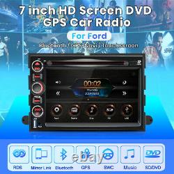 7in 2din Hd Voiture Radio Stereo Gps Sat Navi Fm Bt Usb Pour Ford Escape 2008-2009