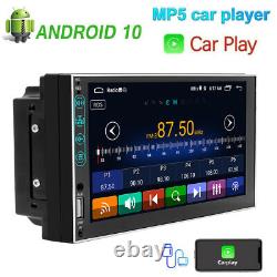 7inch Double 2 Din Android 10 Voiture Stereo Radio Wi-fi Gps De Navigation Tête