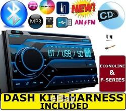 98-08 Ford Mercury Bluetooth CD Usb Aux Installation Stéréo Double Din Radio Voiture