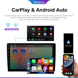 9 4G+64G 8Cœurs Android 13.0 Double 2 Din Stéréo Radio de Voiture CarPlay GPS DSP WIFI