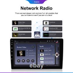 9 4G+64G 8Cœurs Android 13.0 Double 2 Din Stéréo Radio de Voiture CarPlay GPS DSP WIFI