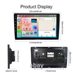 9 4G+64G 8Cœurs Android 13.0 Double 2 Din Stéréo Radio de Voiture CarPlay GPS DSP WIFI