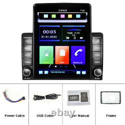 9,5'' Double 2din Car Stereo Radio Apple Carplay Écran Bluetooth Vertical Touch