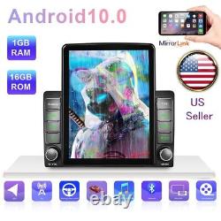 9.5 Inch Double 2 Din Voiture Stereo Radio Android Gps Wifi Touch Écran Fm
