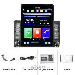 9,5 Pouces Double Din Car Hd Miroir En Verre Bluetooth Mp5 Lecteur De Radio Automatique Fm Usb