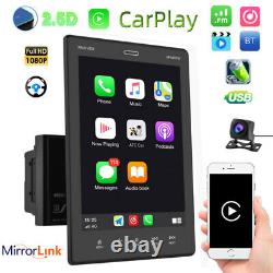 9.5 Voiture Radio Apple / Andriod Carplay Voiture Stereo Touch Écran Double 2din +camera